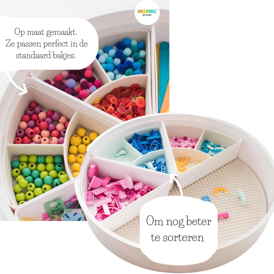 Inspire My Play - Siliconen Sorteer- en Organiseerbakjes voor PlayTRAY