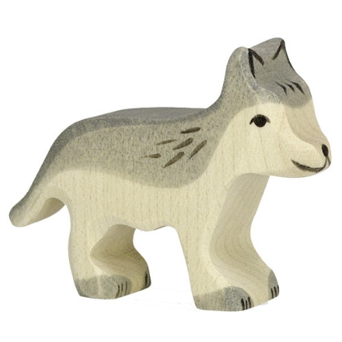 Holztiger baby wolfje (80110)