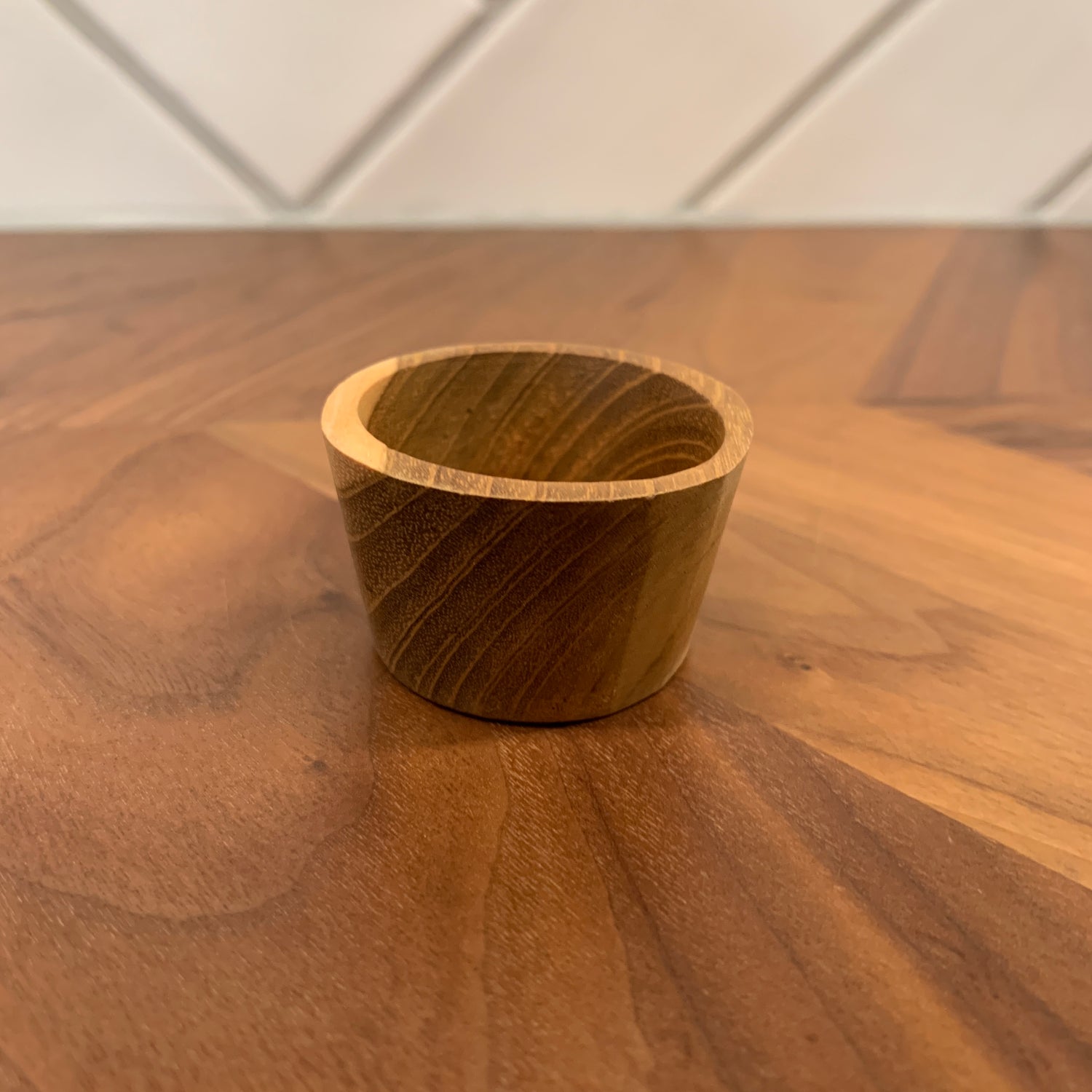 Houten mini bakje